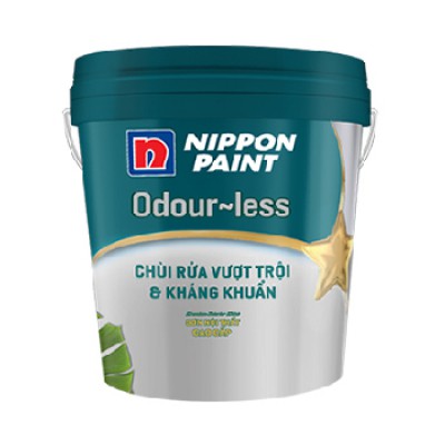 Sơn Nippon Odour-less Chùi Rửa Vượt Trội và Kháng Khuẩn