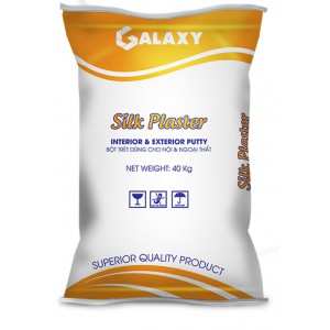 Bột bả tường nội ngoại thất Galaxy Silk Plaster kháng kiềm
