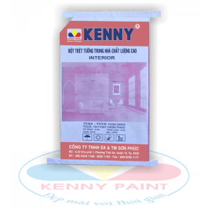 Bột trét tường nội thất chất lượng cao Kenny Interior 40Kg