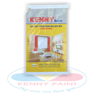 Bột trét tường nội thất Kenny Satin 40kg