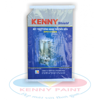 Bột trét tường ngoại thất Kenny Shield Siêu bền