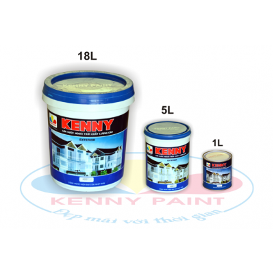 Sơn ngoại thất Kenny Exterior (K5), màu thường 18L