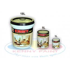 Sơn nội thất Kenny Light Easy Clean (K6), màu đậm 1L