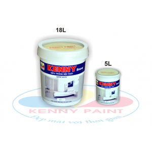 Sơn nội thất siêu trắng Kenny Snow Super White, 18L