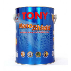 Sơn bóng ngoại thất chống nóng Tony Nano Shield 5L