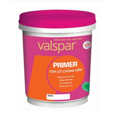  Sơn lót chống thấm nội thất Valspar Sennes Primer S935 18lít