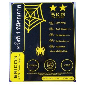 Keo dán gạch Bricon 5kg (xám)